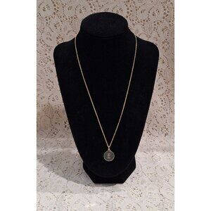 EUC Kate Spade Gold-Tone Initial "E" Pendant Necklace
